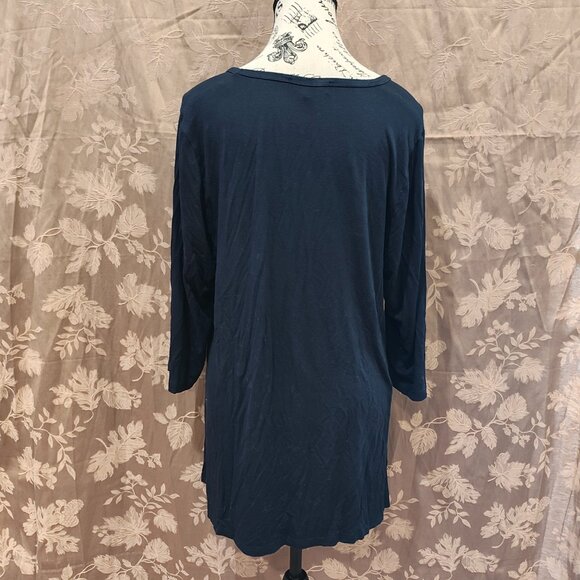 Karen Kane Three Quarters Sleeve Tunic, Size 1X, Used - Picture 3 of 4